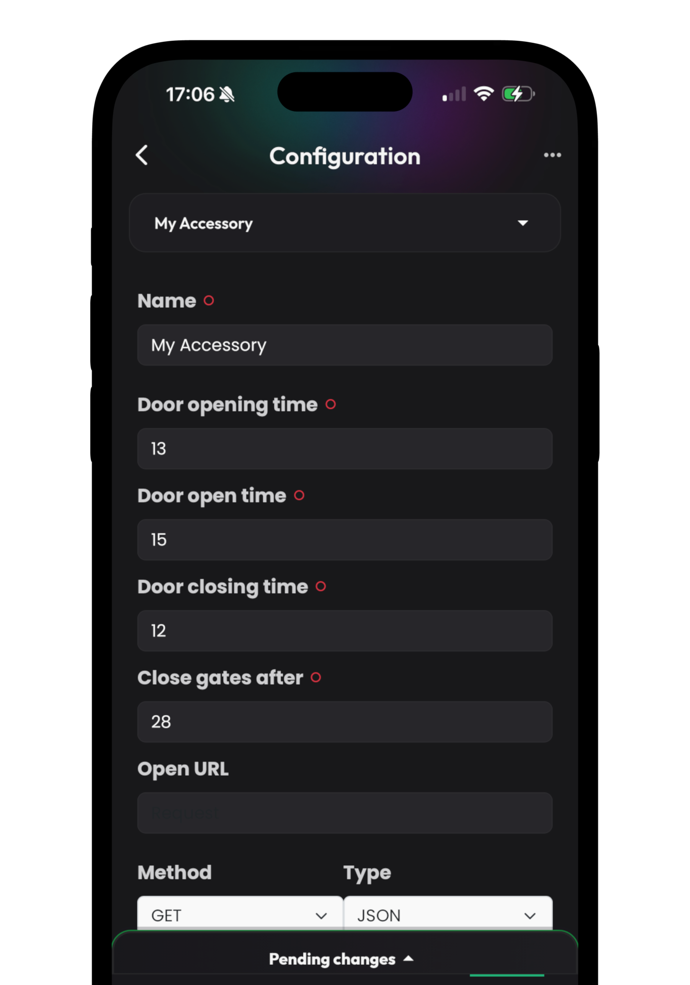 Configuration,made for mobile