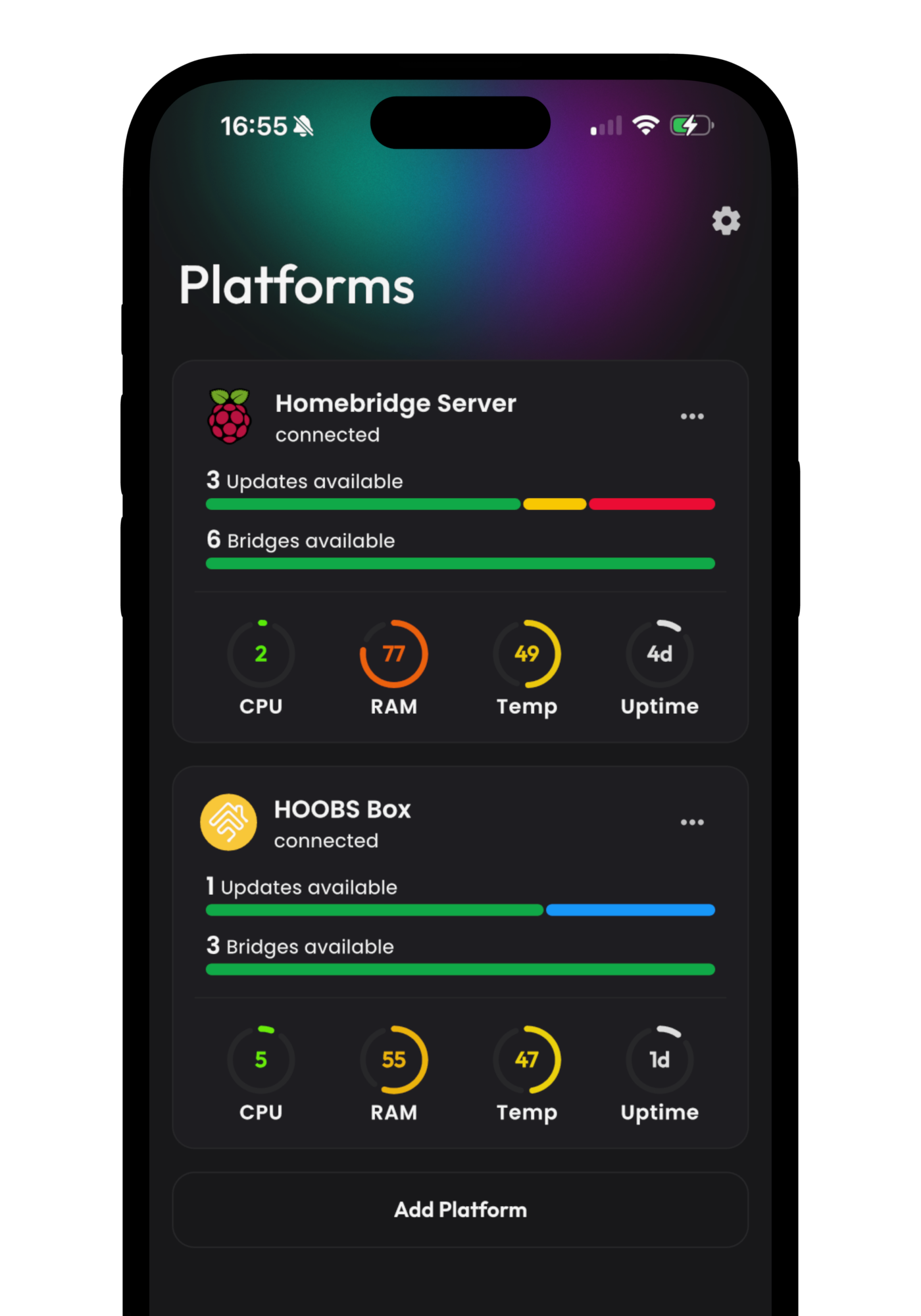 Multi-server support